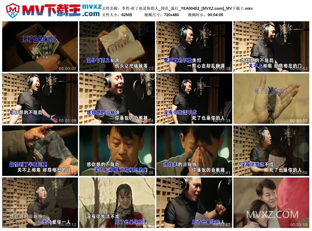 李哲-死了也是你的人_国语_流行_YEA00452